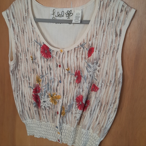 Spring Time Button Down Vest - Picture 1 of 3